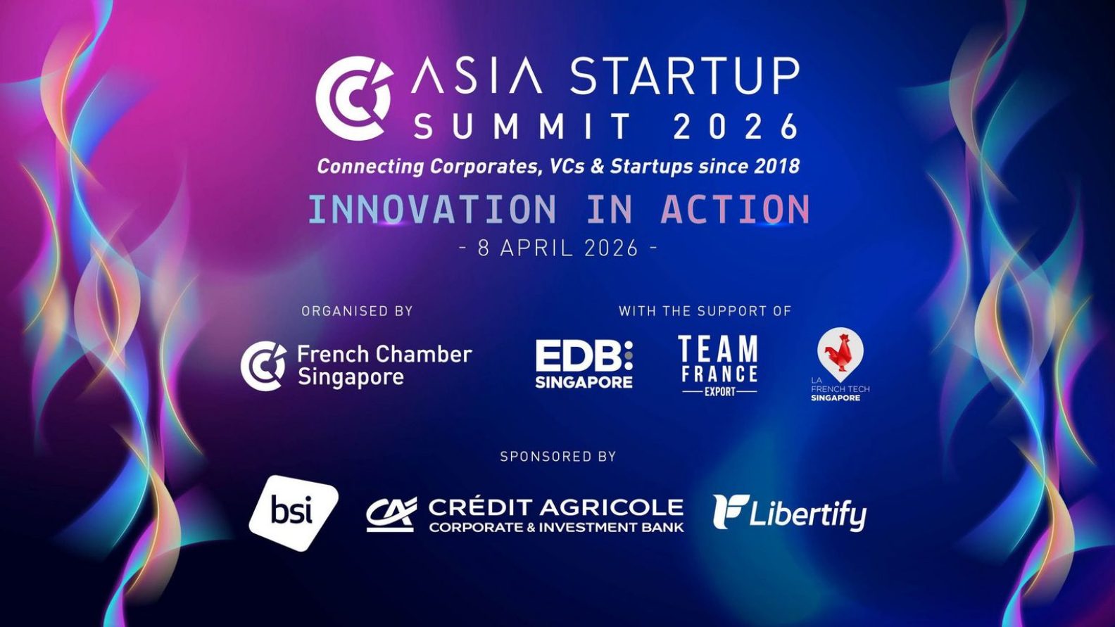 Alioscopy takes the stage at the Asia Startup Summit in Singapore, April 8, 2026